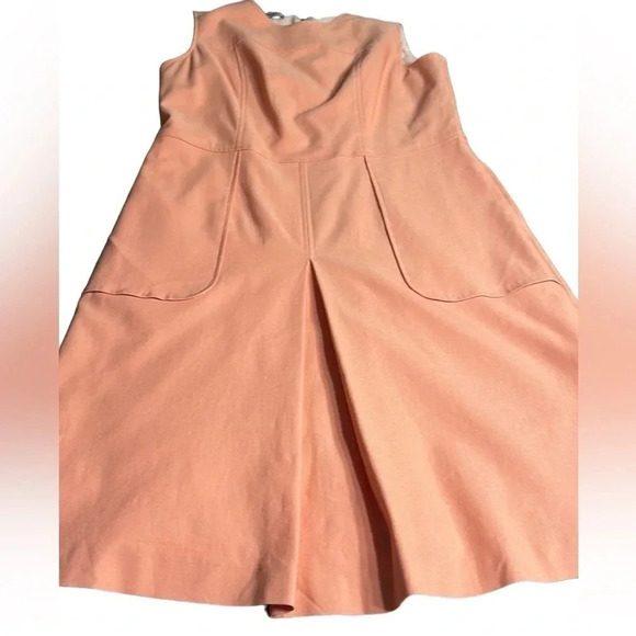 Sara Campbell dress women size 6 , coral,classy,lined, chic,dress.Career,event - Picture 10 of 12